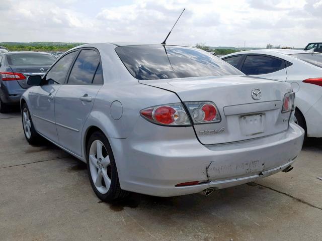 1YVHP80D365M28103 - 2006 MAZDA 6 S SILVER photo 3