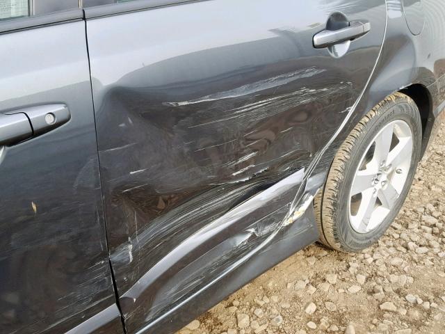 2HGFA16679H538519 - 2009 HONDA CIVIC LX-S BLACK photo 9