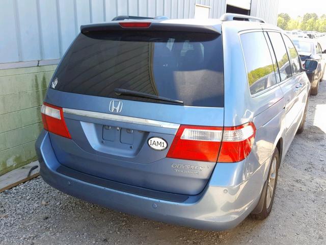 5FNRL38875B036903 - 2005 HONDA ODYSSEY TO BLUE photo 4