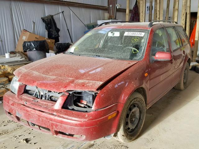 WVWSR61J36W008124 - 2006 VOLKSWAGEN JETTA GLS RED photo 2