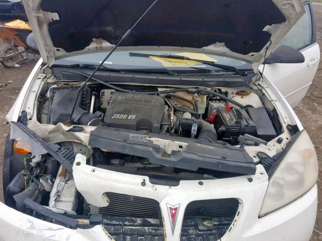 1G2ZH558164291769 - 2006 PONTIAC G6 GT WHITE photo 7