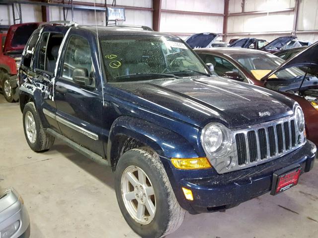 1J4GL58K65W721608 - 2005 JEEP LIBERTY LI BLUE photo 1