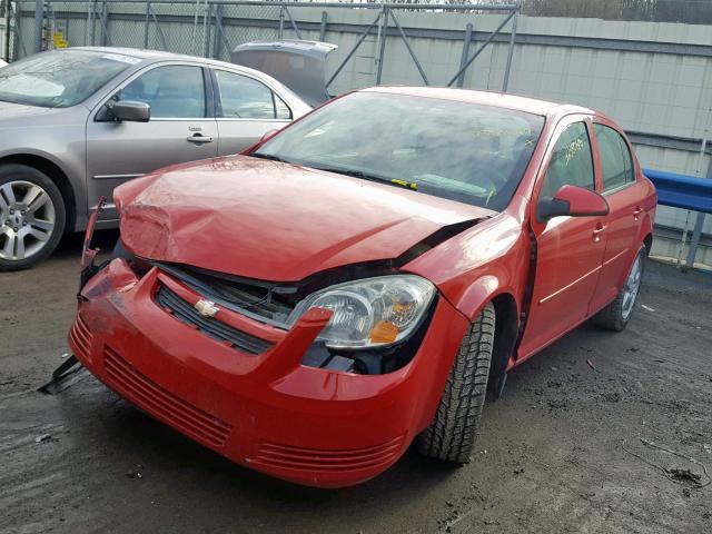 1G1AF5F57A7108720 - 2010 CHEVROLET COBALT 2LT RED photo 2