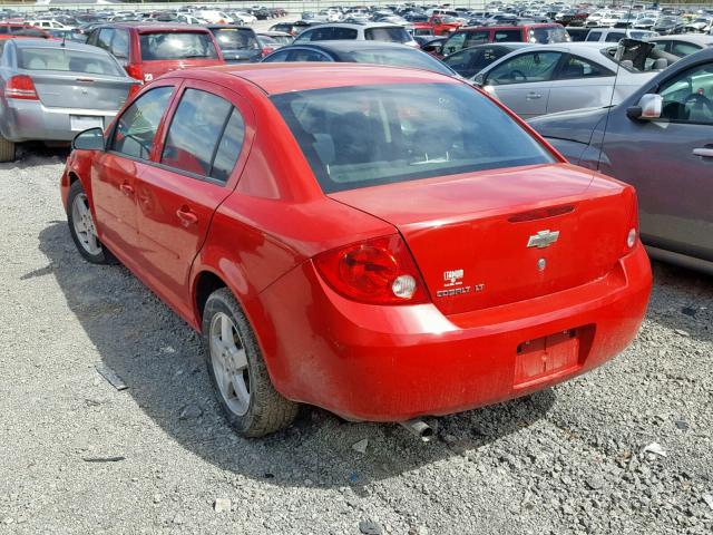 1G1AF5F57A7108720 - 2010 CHEVROLET COBALT 2LT RED photo 3