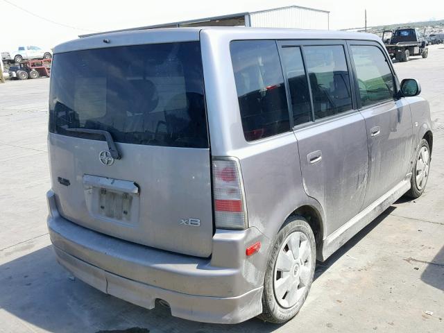 JTLKT324264087052 - 2006 TOYOTA SCION XB 银色 照片 4