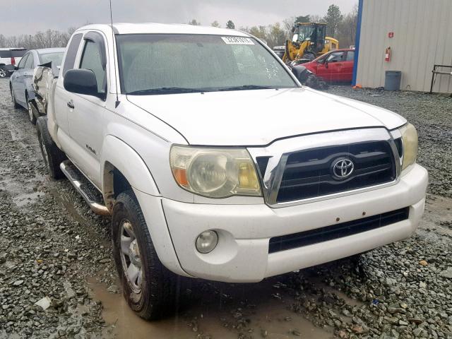 5TETU62N75Z127462 - 2005 TOYOTA TACOMA PRE WHITE photo 1