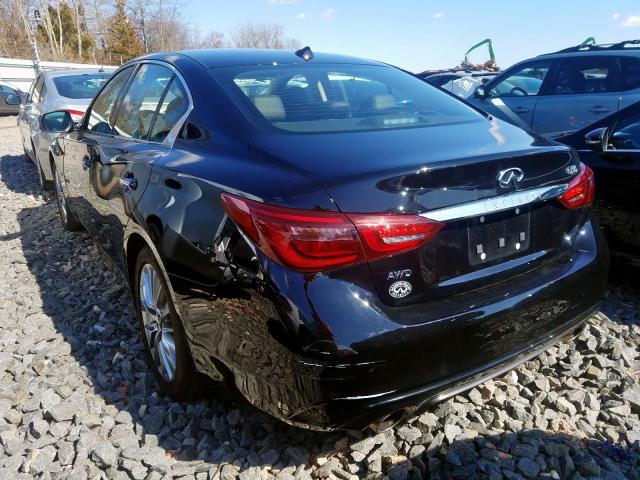 JN1EV7AR6JM440217 - 2018 INFINITI Q50 LUXE  photo 3