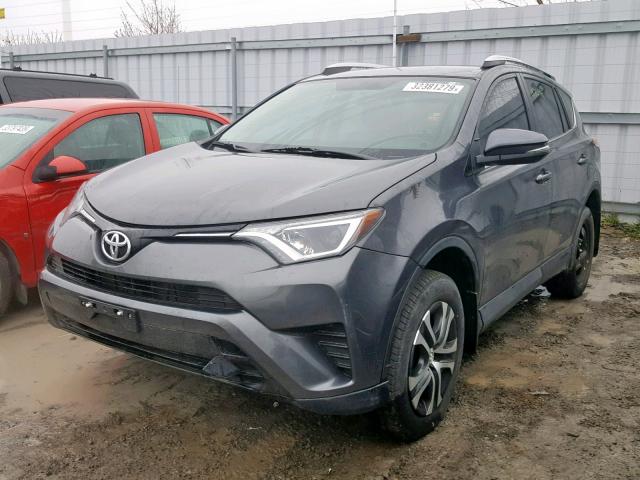 2T3BFREV8GW419543 - 2016 TOYOTA RAV4 LE GRAY photo 2