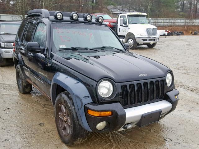 1J4GL38K43W518962 - 2003 JEEP LIBERTY RE BLACK photo 1