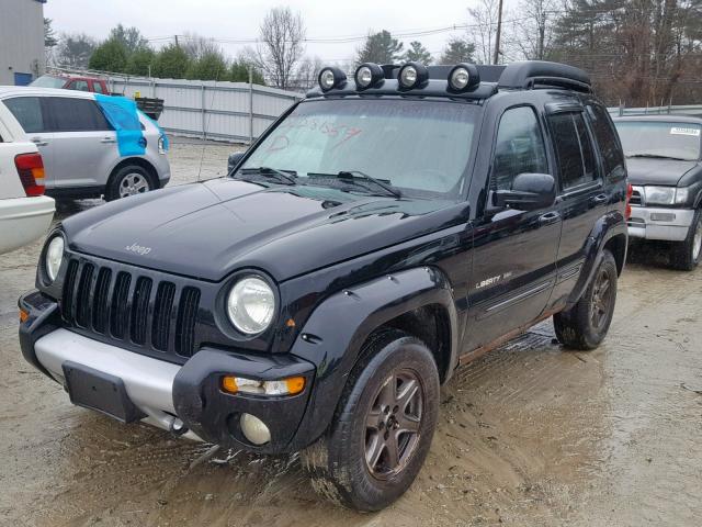 1J4GL38K43W518962 - 2003 JEEP LIBERTY RE BLACK photo 2