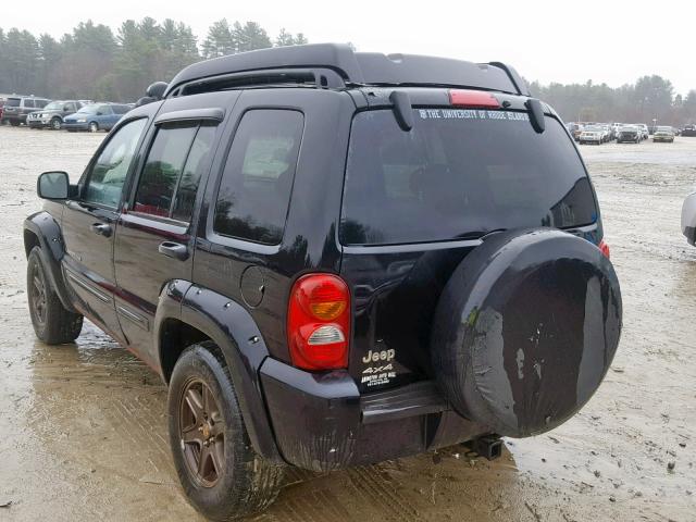 1J4GL38K43W518962 - 2003 JEEP LIBERTY RE BLACK photo 3