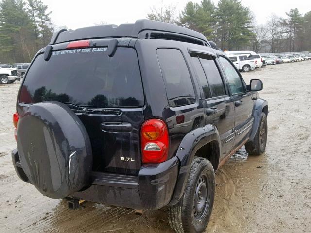 1J4GL38K43W518962 - 2003 JEEP LIBERTY RE BLACK photo 4