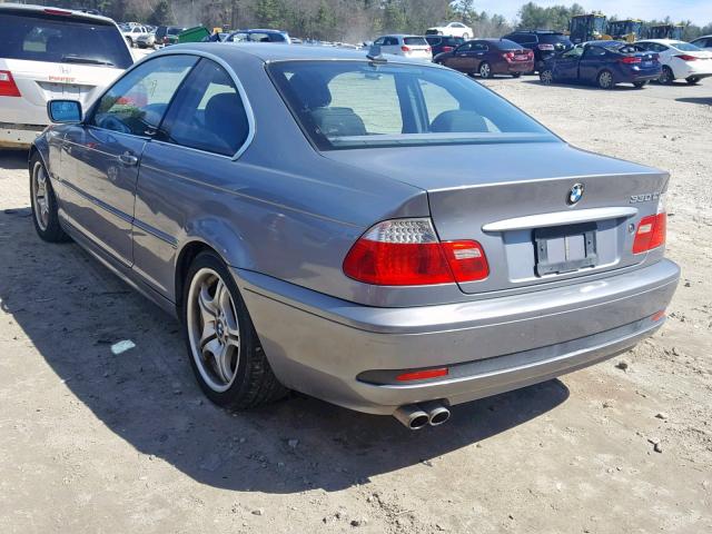 WBABD53494PL13020 - 2004 BMW 330 CI GRAY photo 3