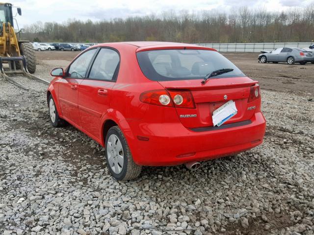 KL5JD66Z76K249237 - 2006 SUZUKI RENO RED photo 3