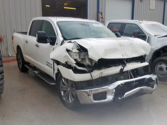 1N6AA1E53HN558111 - 2017 NISSAN TITAN SV WHITE photo 1