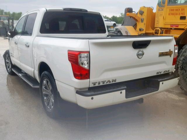 1N6AA1E53HN558111 - 2017 NISSAN TITAN SV WHITE photo 3