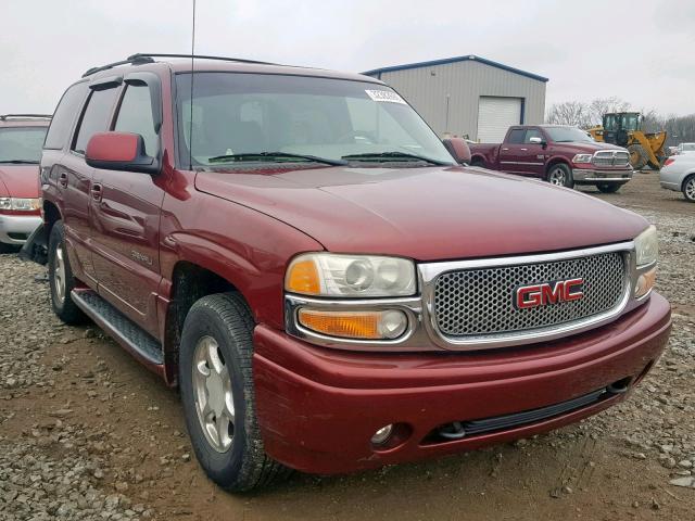 1GKEK63U21J273314 - 2001 GMC DENALI BURGUNDY photo 1