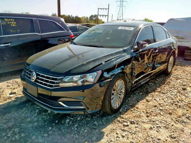 1VWBT7A39GC048846 - 2016 VOLKSWAGEN PASSAT SE BLACK photo 2