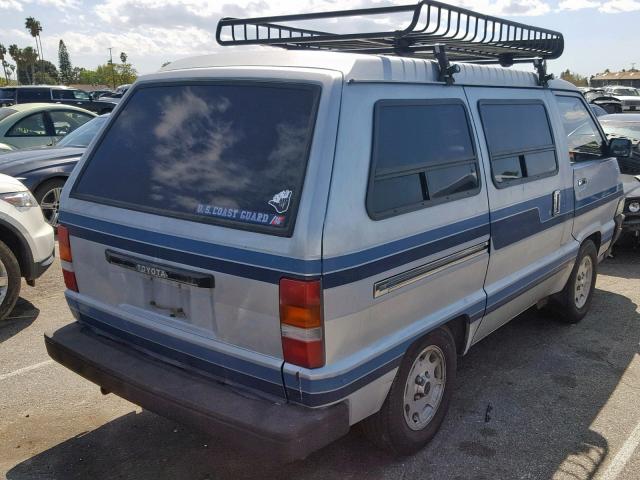 JT4YR28V6J5066836 - 1988 TOYOTA VAN WAGON SILVER photo 4