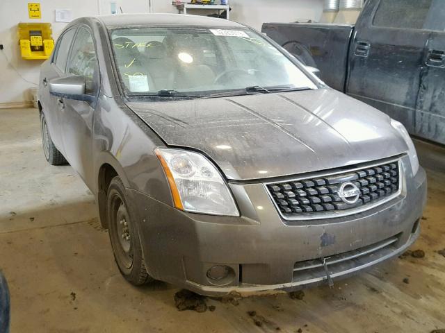 3N1AB61E18L728911 - 2008 NISSAN SENTRA 2.0 GRAY photo 1