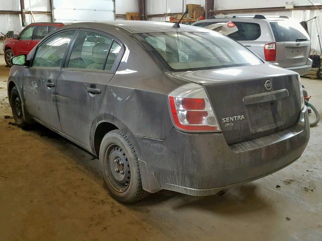 3N1AB61E18L728911 - 2008 NISSAN SENTRA 2.0 GRAY photo 3