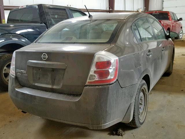 3N1AB61E18L728911 - 2008 NISSAN SENTRA 2.0 GRAY photo 4