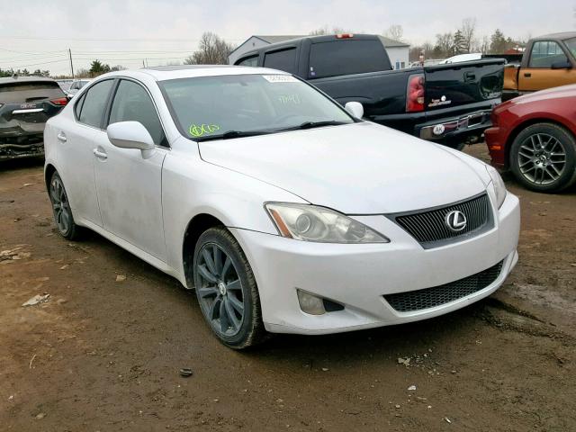 JTHCK262272013079 - 2007 LEXUS IS 250 WHITE photo 1