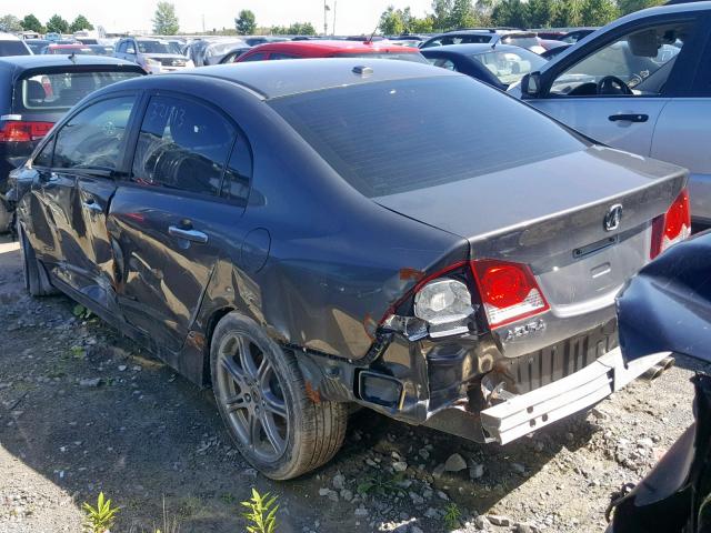 2HHFD5F7XBH201237 - 2011 ACURA CSX TECHNO GRAY photo 3