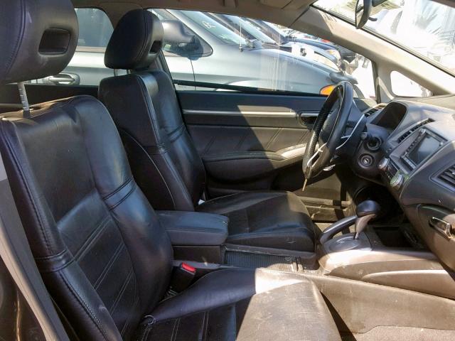 2HHFD5F7XBH201237 - 2011 ACURA CSX TECHNO GRAY photo 5