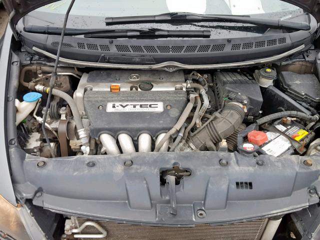 2HHFD5F7XBH201237 - 2011 ACURA CSX TECHNO GRAY photo 7