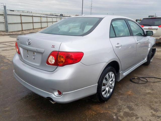 1NXBU40E99Z117657 - 2009 TOYOTA COROLLA BASE  photo 4