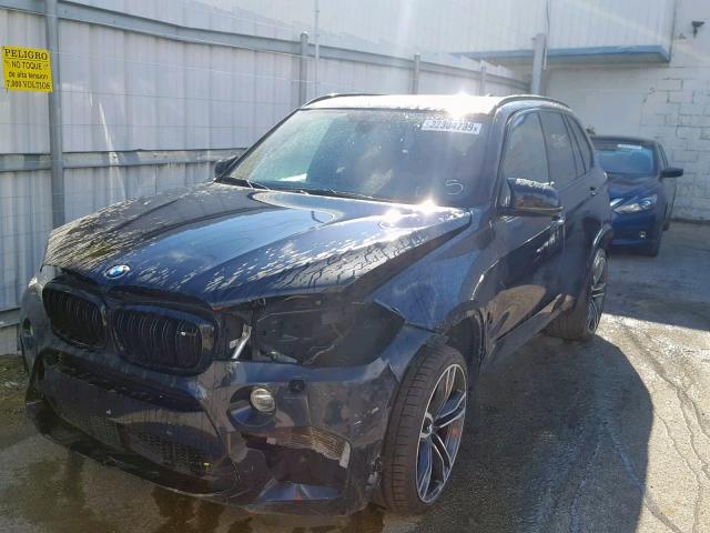 5YMKT6C32H0U39115 - 2017 BMW X5 M BLACK photo 2