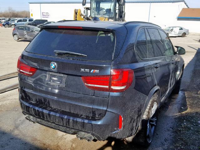 5YMKT6C32H0U39115 - 2017 BMW X5 M BLACK photo 4