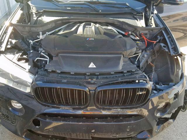 5YMKT6C32H0U39115 - 2017 BMW X5 M BLACK photo 7