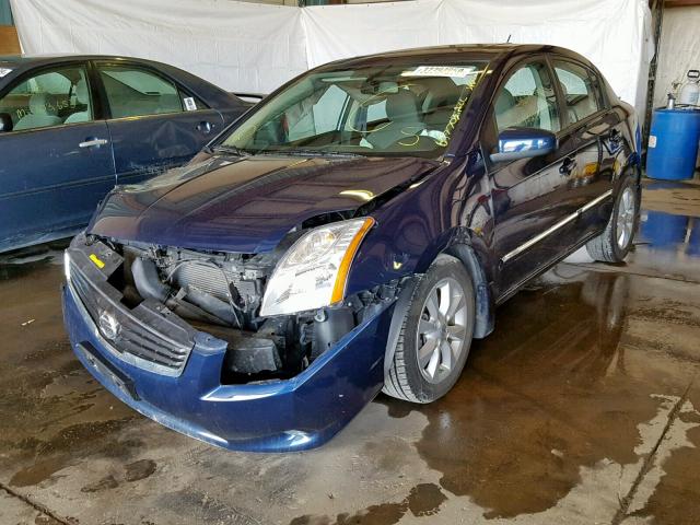 3N1AB6AP5BL667703 - 2011 NISSAN SENTRA 2.0 BLUE photo 2