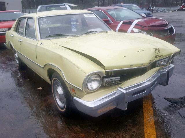 5K92L137904 - 1975 FORD MAVERICK YELLOW photo 1