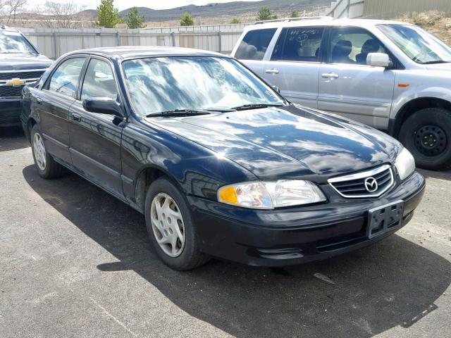 1YVGF22D025274842 - 2002 MAZDA 626 ES BLACK photo 1