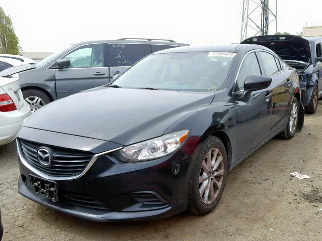 JM1GJ1U50G1405366 - 2016 MAZDA 6 SPORT BLACK photo 2