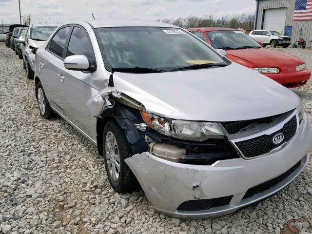 KNAFU4A25D5654973 - 2013 KIA FORTE EX SILVER photo 1