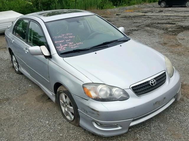 2T1BR32E68C873777 - 2008 TOYOTA COROLLA CE SILVER photo 1