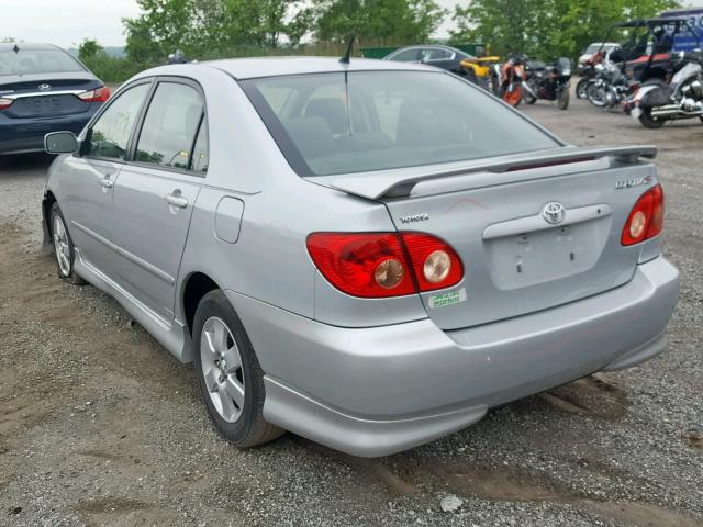 2T1BR32E68C873777 - 2008 TOYOTA COROLLA CE SILVER photo 3