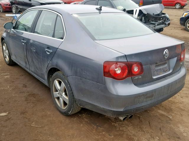 3VWRM71K49M004824 - 2009 VOLKSWAGEN JETTA SE GRAY photo 3