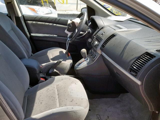 3N1AB6AP4CL625198 - 2012 NISSAN SENTRA 2.0 GRAY photo 5