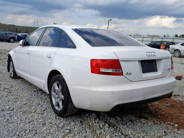 WAUAH74F57N108810 - 2007 AUDI A6 3.2 WHITE photo 3