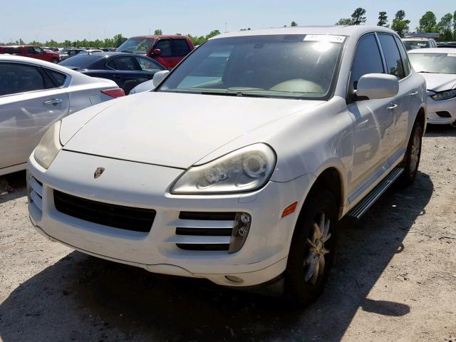 WP1AB29P08LA46236 - 2008 PORSCHE CAYENNE S WHITE photo 2