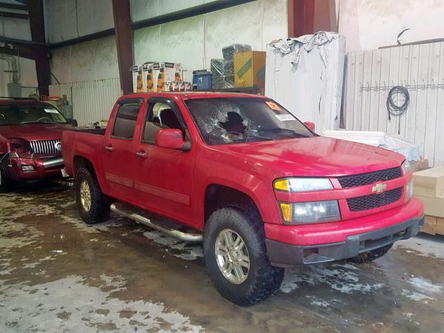 1GCHTCFE2C8103831 - 2012 CHEVROLET COLORADO L RED photo 1