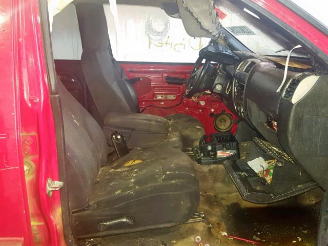 1GCHTCFE2C8103831 - 2012 CHEVROLET COLORADO L RED photo 5
