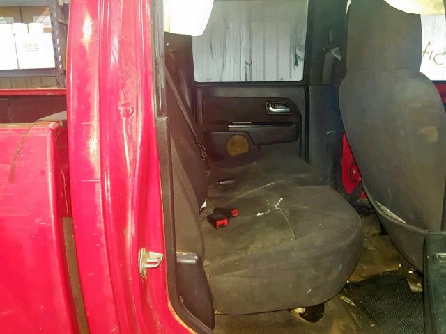 1GCHTCFE2C8103831 - 2012 CHEVROLET COLORADO L RED photo 6