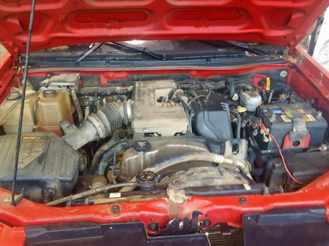 1GCHTCFE2C8103831 - 2012 CHEVROLET COLORADO L RED photo 7