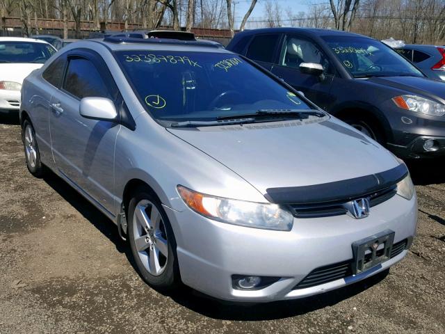 2HGFG12978H569296 - 2008 HONDA CIVIC EXL SILVER photo 1